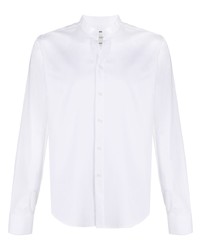 Мужская белая рубашка с длинным рукавом от Wooyoungmi