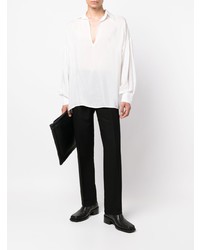 Мужская белая рубашка с длинным рукавом от Atu Body Couture