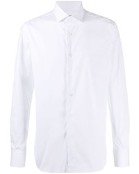 Мужская белая рубашка с длинным рукавом от Xacus