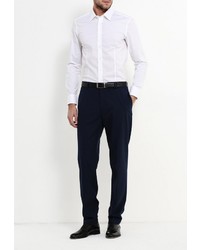 Мужская белая рубашка с длинным рукавом от Y.Two