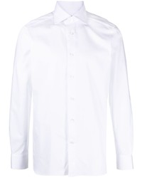 Мужская белая рубашка с длинным рукавом от Z Zegna