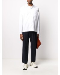 Мужская белая рубашка с длинным рукавом от Filippa K