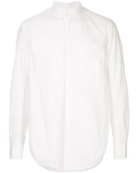 Мужская белая рубашка с длинным рукавом от Ziggy Chen