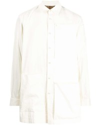 Мужская белая рубашка с длинным рукавом от Ziggy Chen