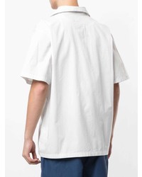 Мужская белая рубашка с коротким рукавом с вышивкой от Nike