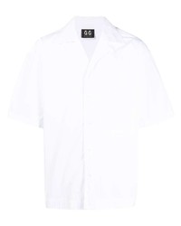 Мужская белая рубашка с коротким рукавом от 44 label group