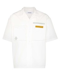 Мужская белая рубашка с коротким рукавом от A-Cold-Wall*