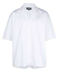 Мужская белая рубашка с коротким рукавом от Ahluwalia