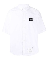 Мужская белая рубашка с коротким рукавом от Alpha Industries