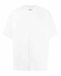 Мужская белая рубашка с коротким рукавом от Ambush
