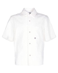Мужская белая рубашка с коротким рукавом от Amiri