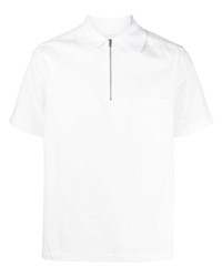 Мужская белая рубашка с коротким рукавом от Anglozine