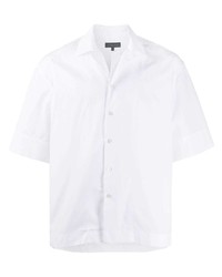 Мужская белая рубашка с коротким рукавом от Ann Demeulemeester
