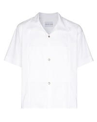 Мужская белая рубашка с коротким рукавом от Arnar Mar Jonsson