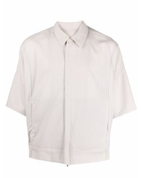 Мужская белая рубашка с коротким рукавом от Attachment