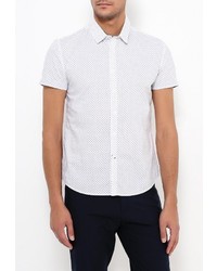 Мужская белая рубашка с коротким рукавом от Baon