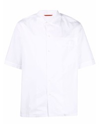 Мужская белая рубашка с коротким рукавом от Barena