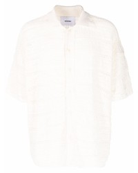 Мужская белая рубашка с коротким рукавом от Bonsai