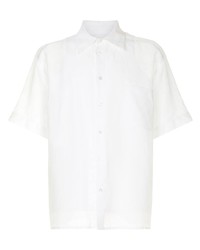 Мужская белая рубашка с коротким рукавом от Botter