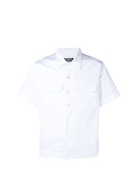 Мужская белая рубашка с коротким рукавом от Calvin Klein 205W39nyc