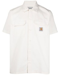 Мужская белая рубашка с коротким рукавом от Carhartt WIP