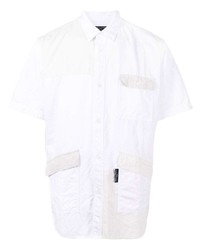 Мужская белая рубашка с коротким рукавом от Comme des Garcons Homme