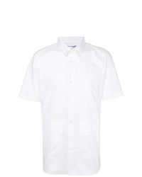 Мужская белая рубашка с коротким рукавом от Comme Des Garçons Shirt Boys