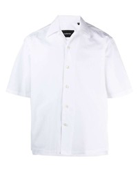 Мужская белая рубашка с коротким рукавом от Costumein