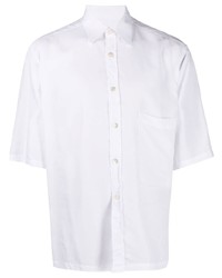 Мужская белая рубашка с коротким рукавом от Costumein