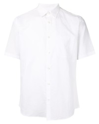 Мужская белая рубашка с коротким рукавом от D'urban
