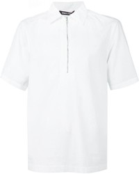 Мужская белая рубашка с коротким рукавом от Damir Doma