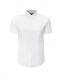 Мужская белая рубашка с коротким рукавом от Deblasio