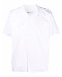 Мужская белая рубашка с коротким рукавом от Department 5