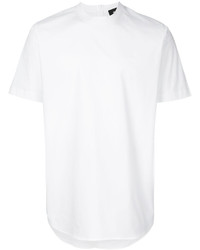 Мужская белая рубашка с коротким рукавом от DSQUARED2