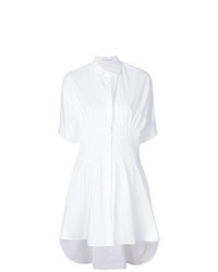 Женская белая рубашка с коротким рукавом от Ermanno Scervino