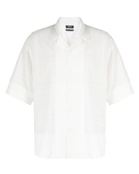 Мужская белая рубашка с коротким рукавом от FIVE CM