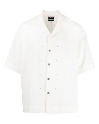 Мужская белая рубашка с коротким рукавом от FIVE CM