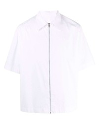 Мужская белая рубашка с коротким рукавом от Givenchy