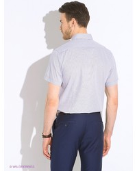 Мужская белая рубашка с коротким рукавом от Greg Horman