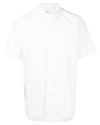 Мужская белая рубашка с коротким рукавом от Izzue