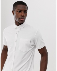 Мужская белая рубашка с коротким рукавом от Jack & Jones