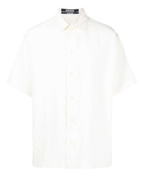 Мужская белая рубашка с коротким рукавом от Jacquemus
