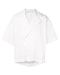 Мужская белая рубашка с коротким рукавом от Julius