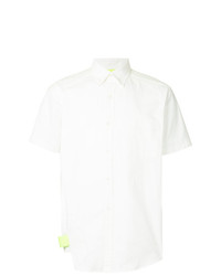 Мужская белая рубашка с коротким рукавом от Kolor
