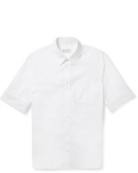 Мужская белая рубашка с коротким рукавом от Maison Martin Margiela