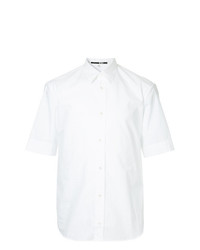 Мужская белая рубашка с коротким рукавом от McQ Alexander McQueen