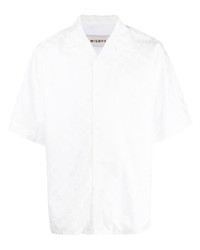 Мужская белая рубашка с коротким рукавом от Misbhv