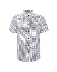 Мужская белая рубашка с коротким рукавом от Modis