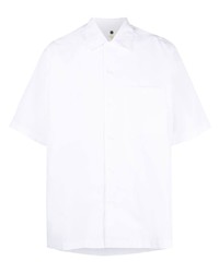 Мужская белая рубашка с коротким рукавом от Oamc