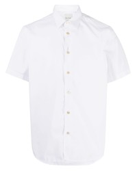 Мужская белая рубашка с коротким рукавом от Paul Smith